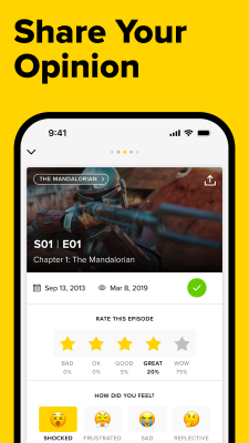 Screenshot of the application TV Time - #5