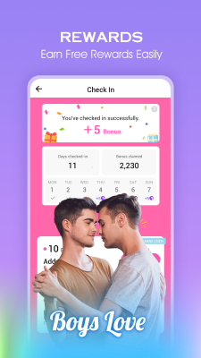 Screenshot of the application Romance Novel - #6