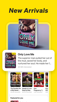 Screenshot of the application NovelUP - #4