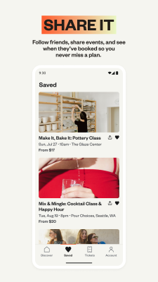 Screenshot of the application Eventbrite App - #3
