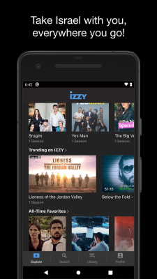 Screenshot of the application IZZY - Stream Israel - #3