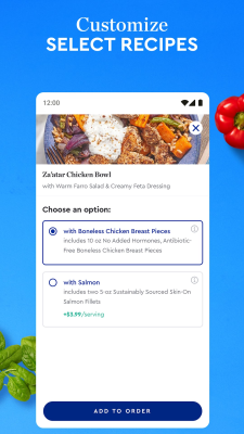 Screenshot of the application Blue Apron - #4