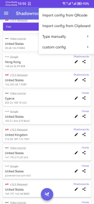 Screenshot of the application Shadowrocket - #5