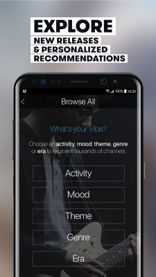 Screenshot of the application Stingray Music - #6