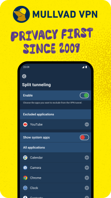 Screenshot of the application Mullvad VPN - #6
