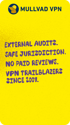 Screenshot of the application Mullvad VPN - #7