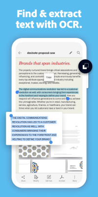 Screenshot of the application Adobe Scan - #5