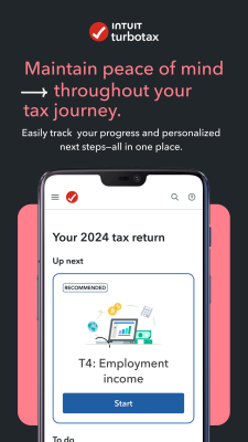 Screenshot of the application TurboTax Canada - #5