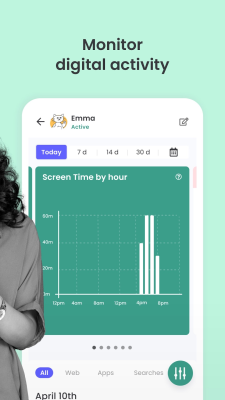 Screenshot of the application Kids App Qustodio - #5