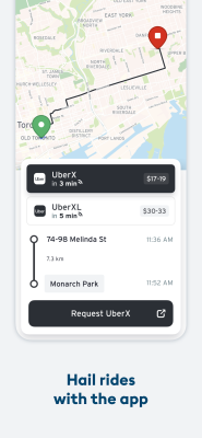 Screenshot of the application Transit - #8