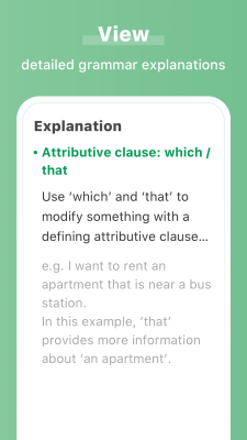 Screenshot of the application AI Grammar Checker for English - #3