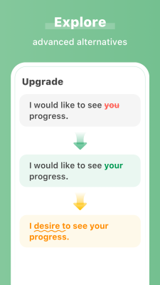 Screenshot of the application AI Grammar Checker for English - #4