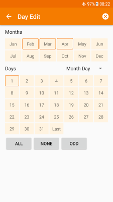 Screenshot of the application Tasker - #3