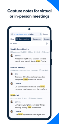 Screenshot of the application OtterAI - #4