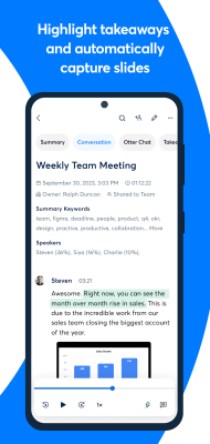Screenshot of the application OtterAI - #5