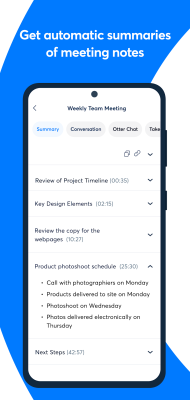 Screenshot of the application OtterAI - #7