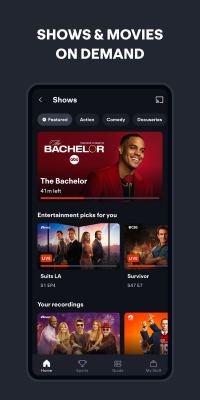 Screenshot of the application Fubo - #4