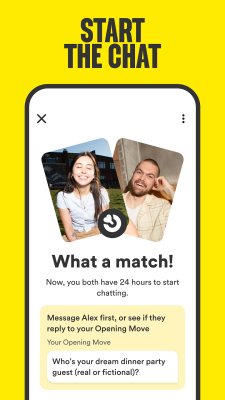 Screenshot of the application Bumble - #3