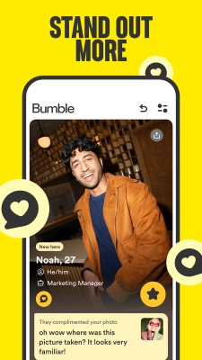 Screenshot of the application Bumble - #4