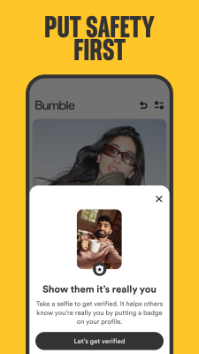 Screenshot of the application Bumble - #6