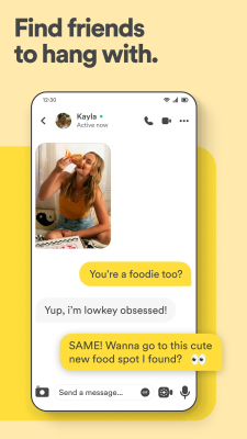 Screenshot of the application Bumble For Friends - #4