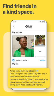 Screenshot of the application Bumble For Friends - #5