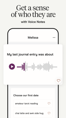 Screenshot of the application Hinge - #4