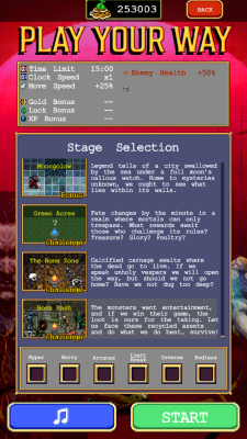 Screenshot of the application Vampire Survivors - #4