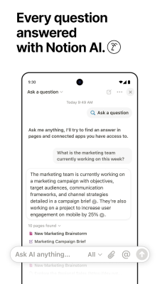 Screenshot of the application Notion - #3