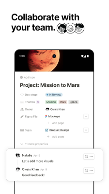 Screenshot of the application Notion - #4