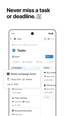 Screenshot of the application Notion - #6