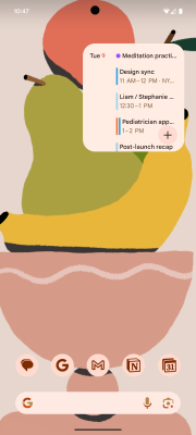 Screenshot of the application Notion Calendar - #3