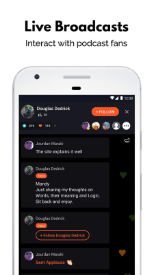 Screenshot of the application Castbox - #4