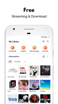 Screenshot of the application Castbox - #6