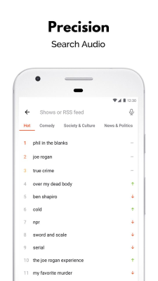 Screenshot of the application Castbox - #7
