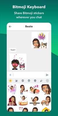 Screenshot of the application Bitmoji - #4