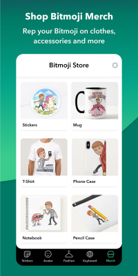 Screenshot of the application Bitmoji - #6