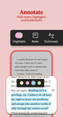 Screenshot of the application Kobo - #5