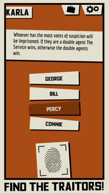 Screenshot of the application Triple Agent - #5