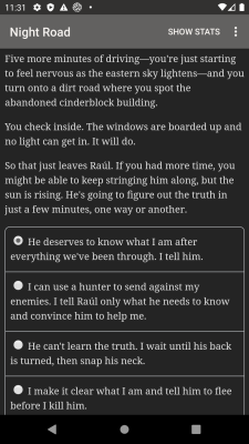 Screenshot of the application Vampire — Night Road - #2