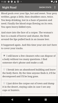 Screenshot of the application Vampire — Night Road - #5