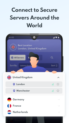 Screenshot of the application PrivadoVPN - #5