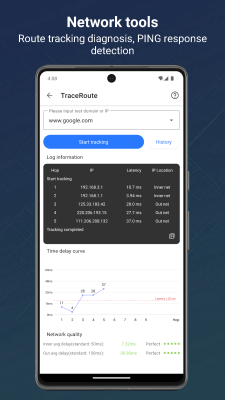 Screenshot of the application Signal Detector - #7