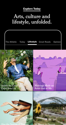 Screenshot of the application The New York Times - #3