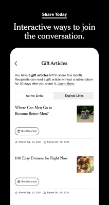 Screenshot of the application The New York Times - #8