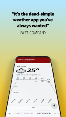 Screenshot of the application Appy Weather - #3