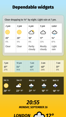 Screenshot of the application Appy Weather - #6
