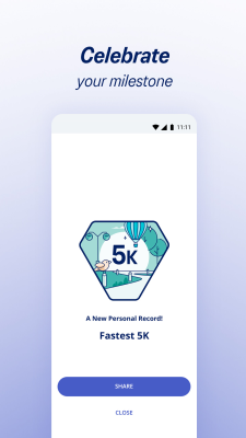 Screenshot of the application ASICS Runkeeper - Run Tracker - #4