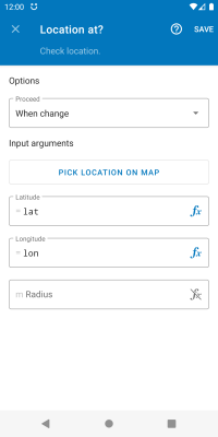 Screenshot of the application Automate - #4