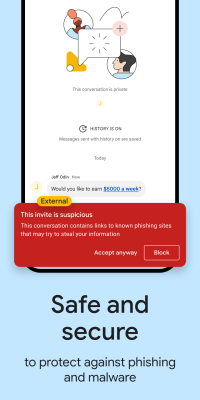 Screenshot of the application Google Chat - #6